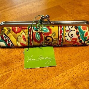 NWT Vera Bradley Slim Case Kiss Lock is Provençal